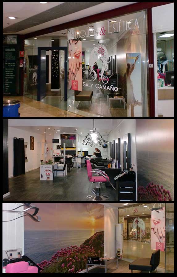 Imágenes del local de peluquería y estética Saly Camaño en Plaza Elíptica Centro Comercial de Vigo