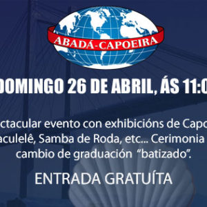 Evento de Capoeira, Maculelê y Samba en Plaza Elíptica